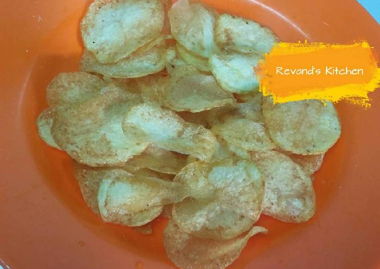 Keripik kentang rasa sapi
