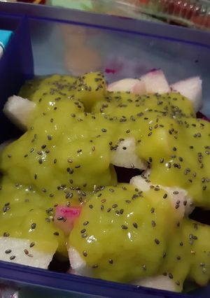 Foto resep Ide bekal anak: salad saus alpukat