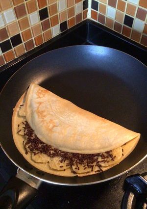 Foto resep Chocolate Banana Cheese Crepes