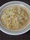 Sopa de repollo y cilantro