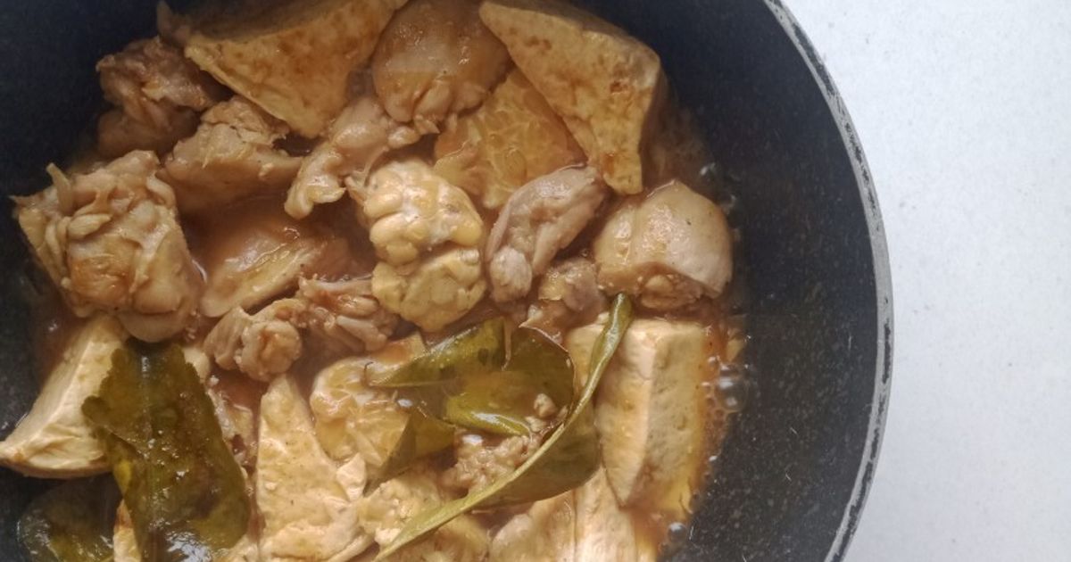 Opor ayam tahu tempe