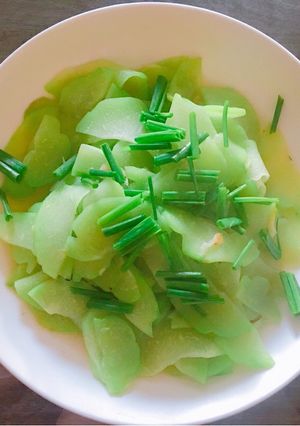 Hình của món Su su xào.