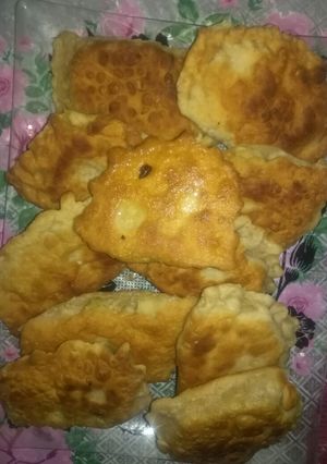 عکسی از دستور پیراشکی قارچ و گوشت با خمیرخونگی