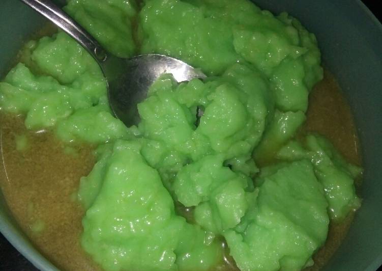 Bubur sumsum pandan