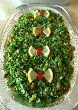 صورة لوصفة تبولة سورية ((يممممي))