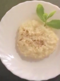Una foto de Arroz con leche condensada