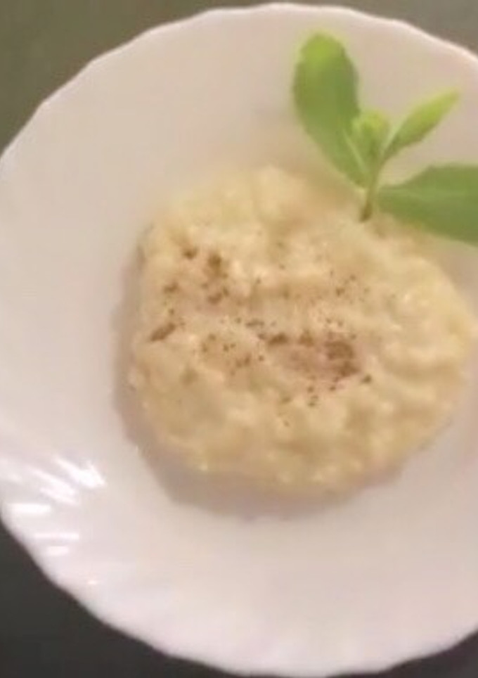 Una foto de Arroz con leche condensada