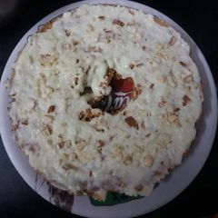 A picture of Indian sweet dish ghevar.