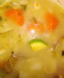 Caldo de pollo estilo Tijuanense