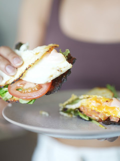 Una foto de Wrap de queso cottage
