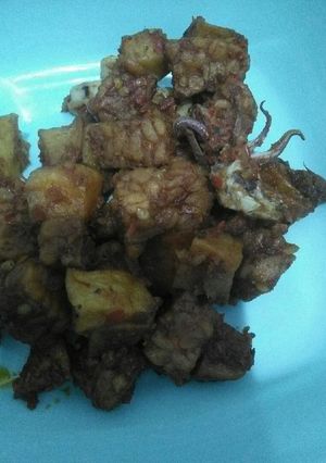 Foto resep Tempe kentang cumi balado