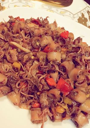 Foto resep Cumi oseng mercon