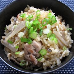 A picture of Chicken & Gobō Takikomi Gohan.