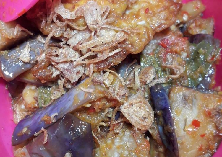 Balado terong telur ceplok