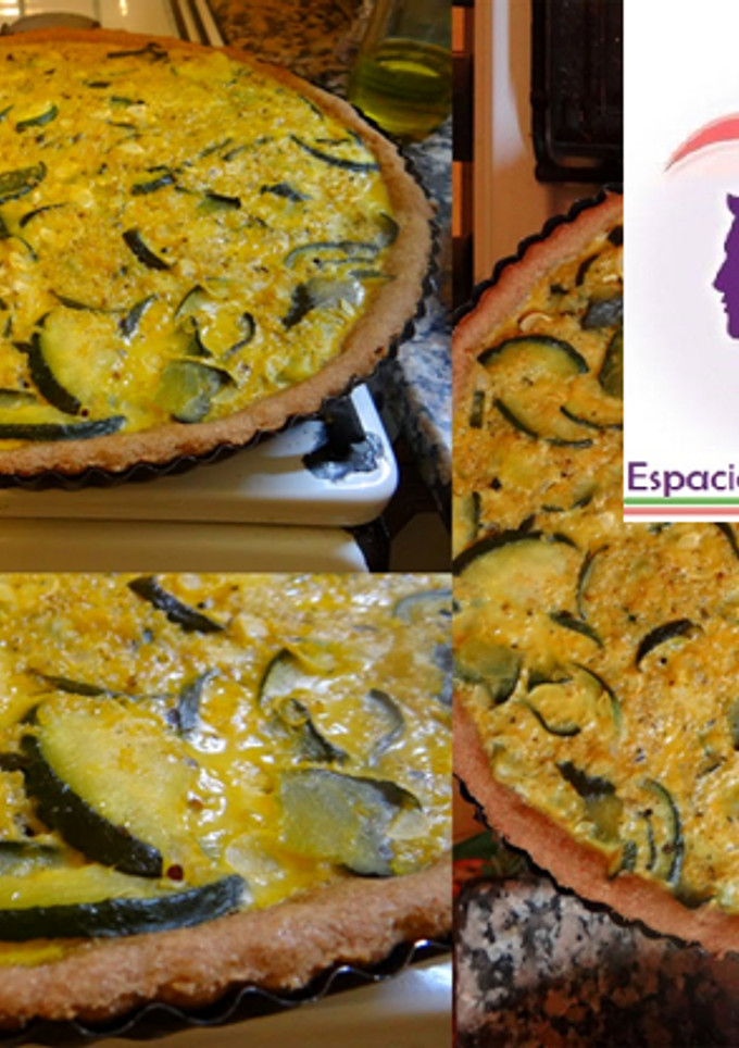 Una foto de Tarta de quinoa y zapallitos