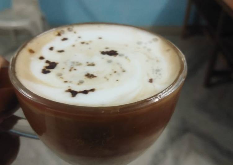 How to Make Super Quick Homemade Mocca latte