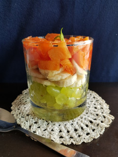 A picture of Tricolor Fruit Salad.