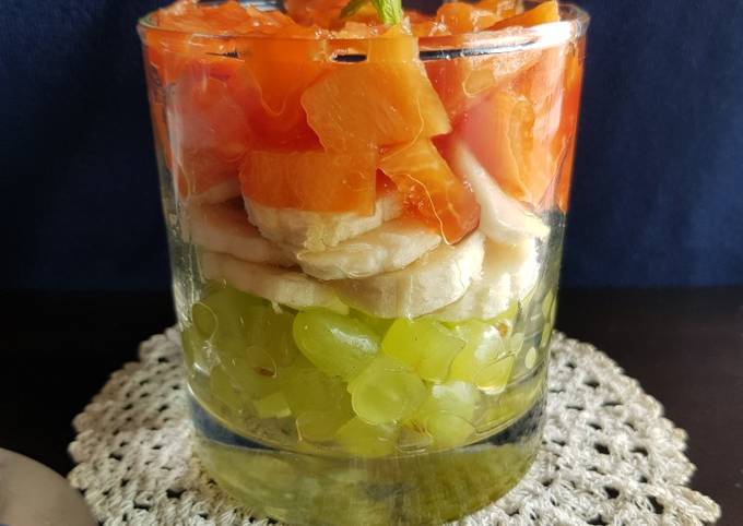Recipe of Super Quick Homemade Tricolor Fruit Salad