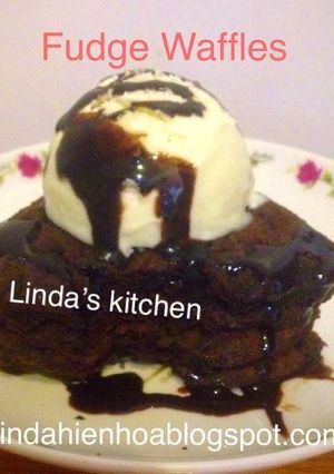 Hình của món Bánh kẹp mềm sô cô la (Fudge Waffles).