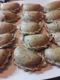 Empanadas integrales y semillas rellenas de jurel y calabaza