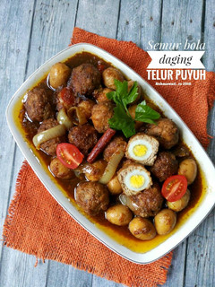 Foto resep Semur Bola Daging Telur Puyuh