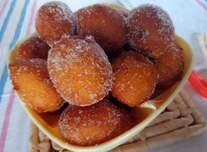 Una foto de Buñuelos de zapallo/ Frittelle di zucca