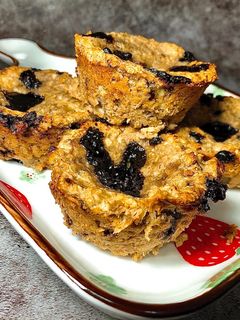 Hình của món Eatclean / Cupcake Yến Mạnh,Chuối và Sô Cô La Chip.