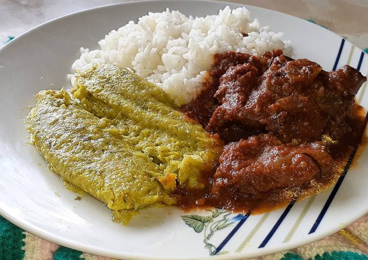 Cabrito con Humitas Verdes