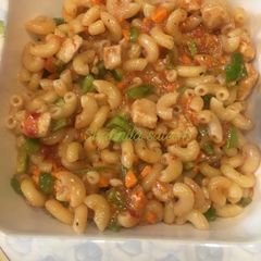 A picture of Chicken macroni.