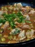 Trozos de Pechuga con - Salsa Taquera-