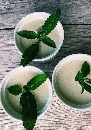 A picture of Cauliflower soufflé 💚.