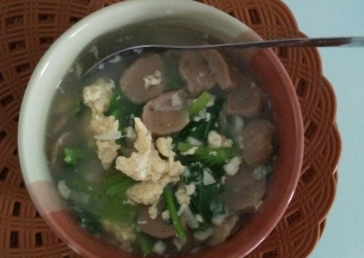 Sayur SABATEORIK (Sawi Baso Telor Orak Arik)