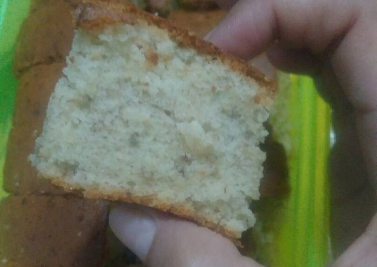 Banana Cheese Cake bahan seadanya