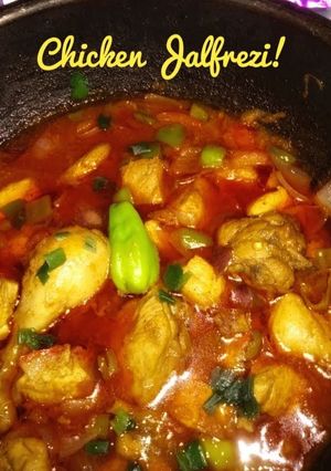 A picture of Chicken Jalfrezi..!!.