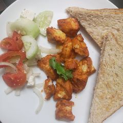 A picture of Tandoori Chicken boti.
