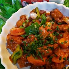 A picture of Chicken Manchurian.