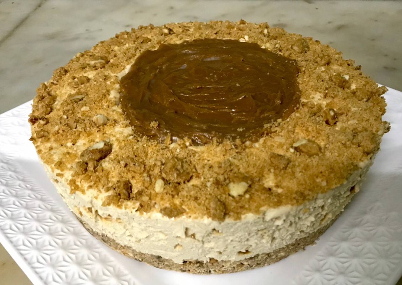 Dulce de leche cheesecake