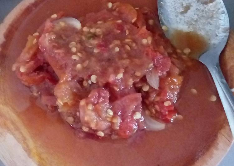 Resep: Sambal tomat yang Enak