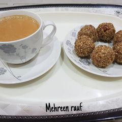 A picture of Dates & oats balls(Energy snack).