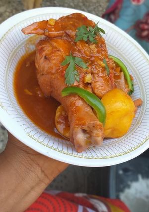 A picture of Chicken soup.