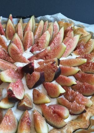 Una foto de Tarta de higos