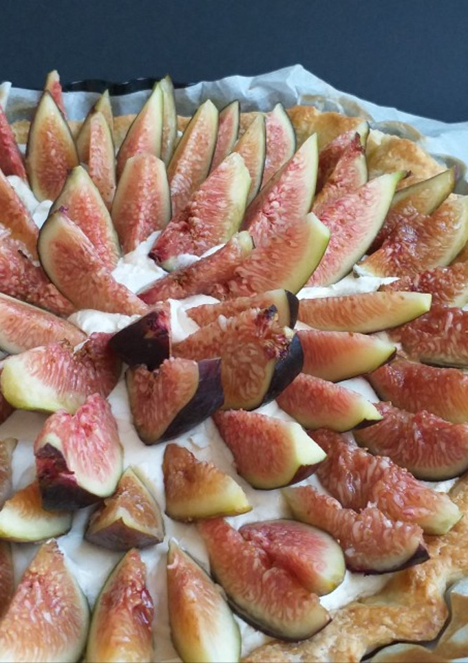 Una foto de Tarta de higos
