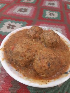 عکسی از دستور کوفته خشخاشی