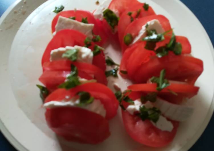 Ensalada caprese a la mexicana. 🇲🇽