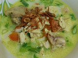 Soto ayam kuah susu &santan