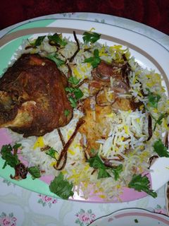 صورة لوصفة رز مندي لحم 😋😋