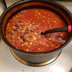 A picture of Taco Soup 🥘.