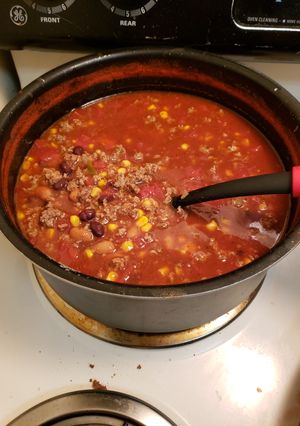 A picture of Taco Soup 🥘.