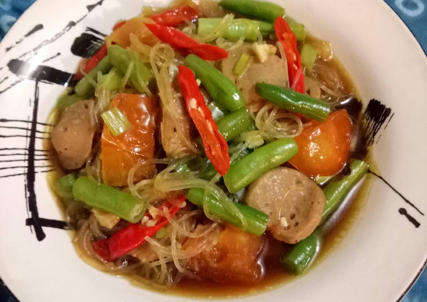 164. Asem-asem buncis bakso