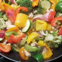Zesty Chicken and Veggies A picture of Zesty Chicken and Veggies.